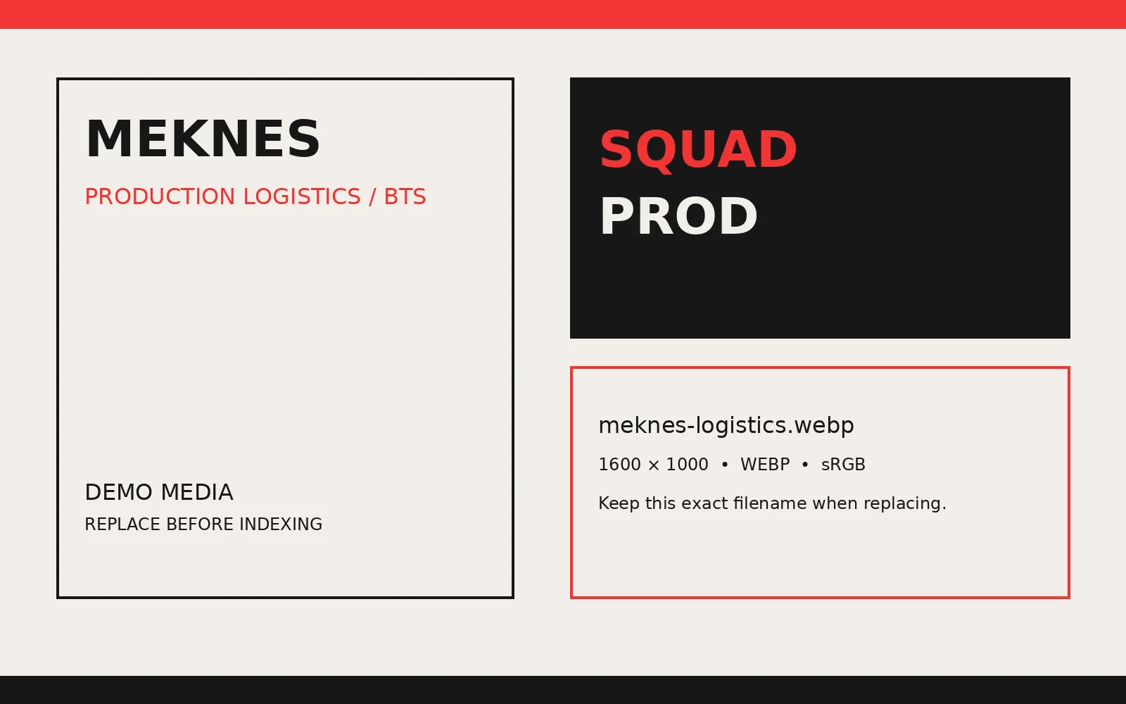 Temporary production logistics image